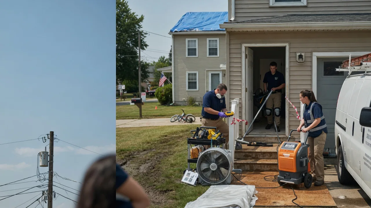 Water Damage Repair in Rhodes, MI near me